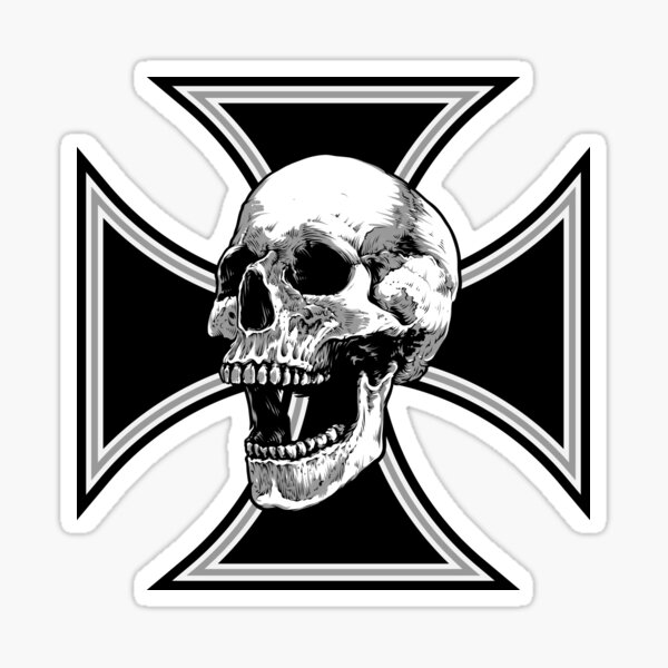 Totenkopf mit Helm und Brille The Authoritarian Fantasy Gothic Skull Deko 