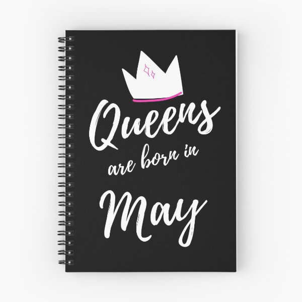 Item preview, Queens are born in May. Happy Birthday! May Birthday Gift for Women and Girls. Cute Bday present design. designed and sold by That Cheeky Tee.