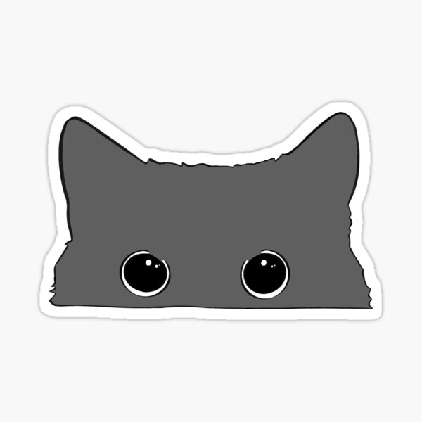 Item preview, grey cat designed and sold by Maitrix.