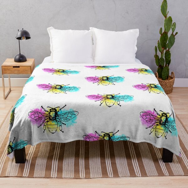 Item preview, Subtle Pan Flag Bee designed and sold by -Gedwolcraeft-.