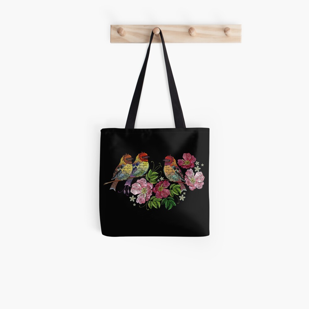 Wildflower Embroidered Tote | Paper Source