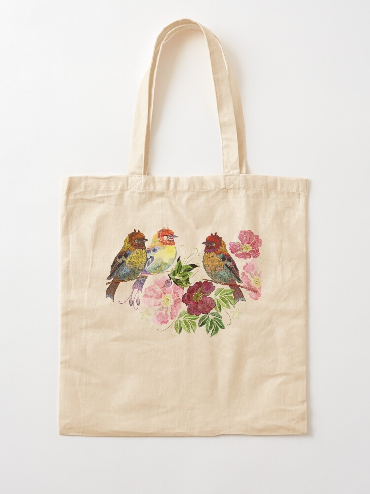 Wildflower Embroidered Tote | Paper Source