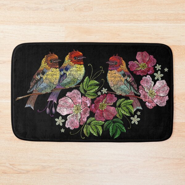 Item preview, Embroidery Birds, Flowers and Butterfly designed and sold by Caroodoo.