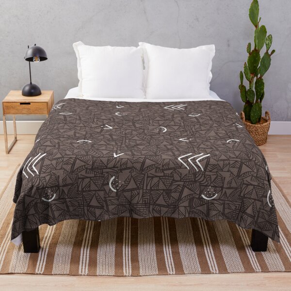 Item preview, Abstract Drawn Geometric - Dark Brown designed and sold by Jasrese.