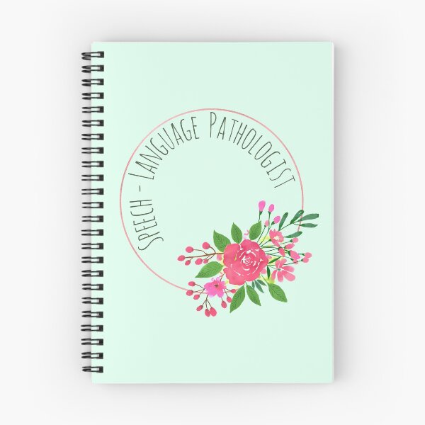 Item preview, Speech-Language Pathologist in Watercolor Floral Rose Frame designed and sold by asleepyfairy.
