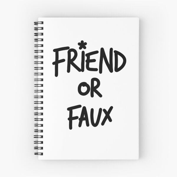 Item preview, FRIEND OR FAUX - black designed and sold by EEny-Miny.