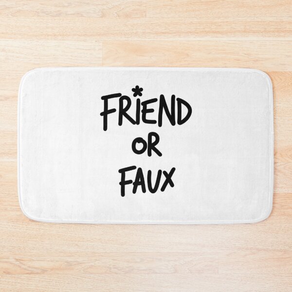 Item preview, FRIEND OR FAUX - black designed and sold by EEny-Miny.