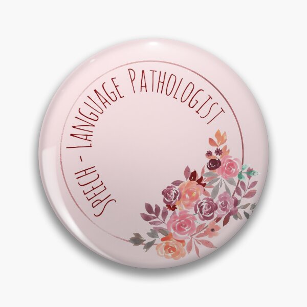 Item preview, Speech-Language Pathologist in Watercolor Roses Frame designed and sold by asleepyfairy.