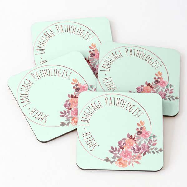 Item preview, Speech-Language Pathologist in Watercolor Roses Frame designed and sold by asleepyfairy.