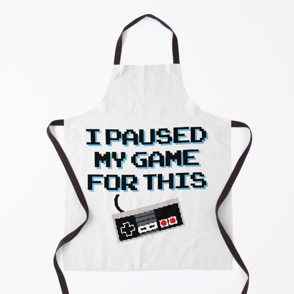 Item preview, I PAUSED MY GAME FOR THIS - 8 bit retro gamer be here funny designed and sold by Killer-Shirts.