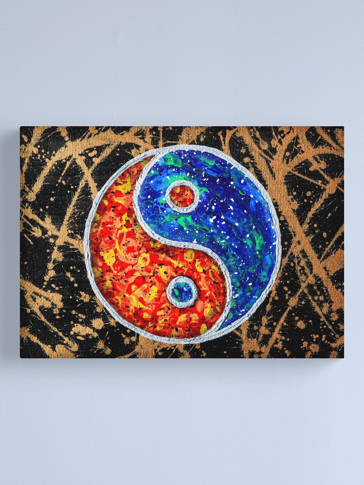 Yin Yang Dragons - Canvas by Numbers Set Size 16 x 20 inch