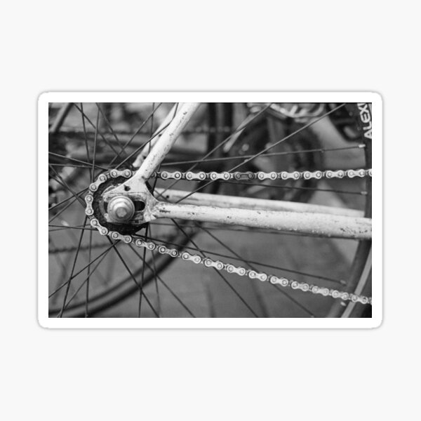 Fixie Bicycle Sticker