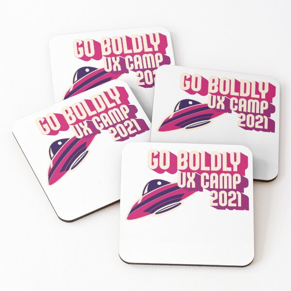 Item preview, Go Boldly UX Camp 2021 designed and sold by Printsachse.