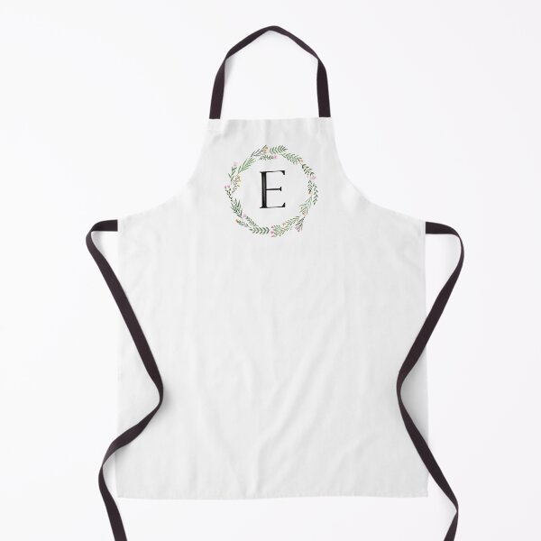 Item preview, Floral monogram letter E designed and sold by JustSeasons.