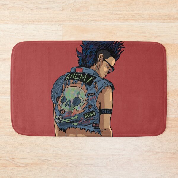 Item preview, Punk Rock Girl Illustration designed and sold by SLAG-Creative.