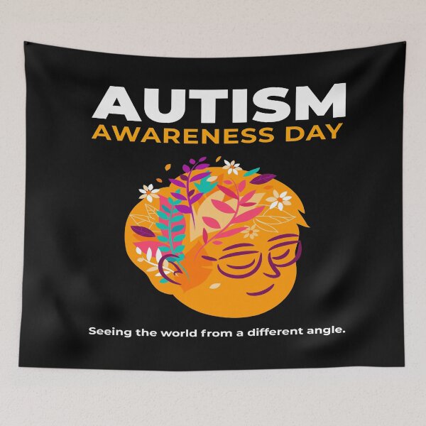 Item preview, Autism Awareness Day - Autism designed and sold by YueHeng Creates ⭐⭐⭐⭐⭐.