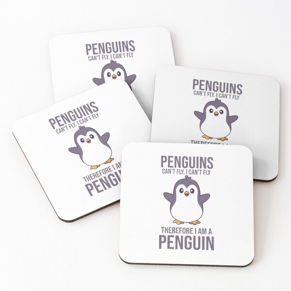Item preview, Penguins Can't Fly, I Can't Fly Therefore I Am A Penguin designed and sold by DesignsForest.