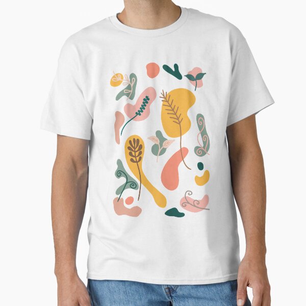 Aesthetic abstract pattern - modern mural design Classic T-Shirt