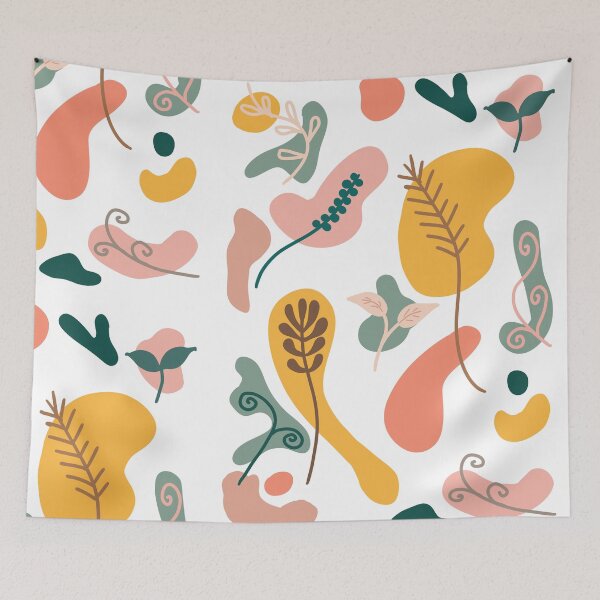 Item preview, Aesthetic abstract pattern - modern mural design  designed and sold by Fatamimosh.