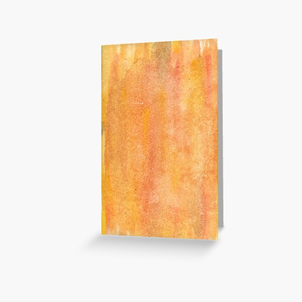 Watercolor Pattern 1 (Yellow) Greeting Card