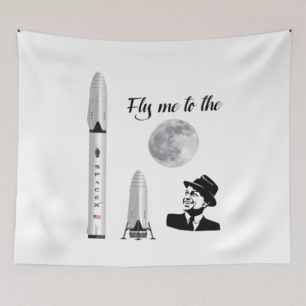 Item preview, Fly Me To The Moon designed and sold by NiceShirtY.