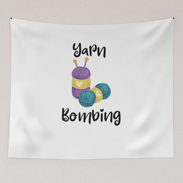 Item preview, Yarn Bombing : funny yarn lover gift designed and sold by Miaberzo.