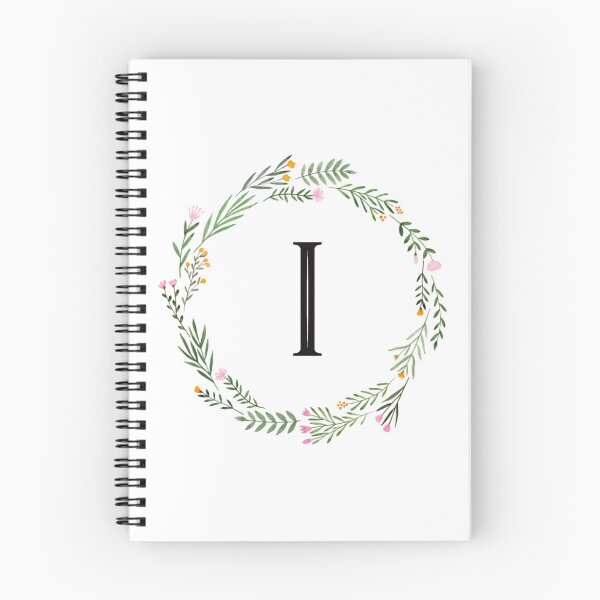 Item preview, Floral monogram letter I designed and sold by JustSeasons.