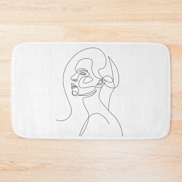 Item preview, Female Side Profile Line Art designed and sold by Dollfacedesign.