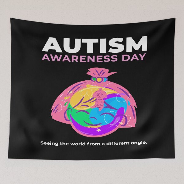 Item preview, Autism Awareness Day - Autism designed and sold by YueHeng Creates ⭐⭐⭐⭐⭐.