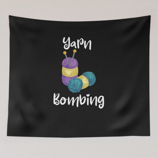 Item preview, Yarn Bombing : funny yarn lover gift designed and sold by Miaberzo.
