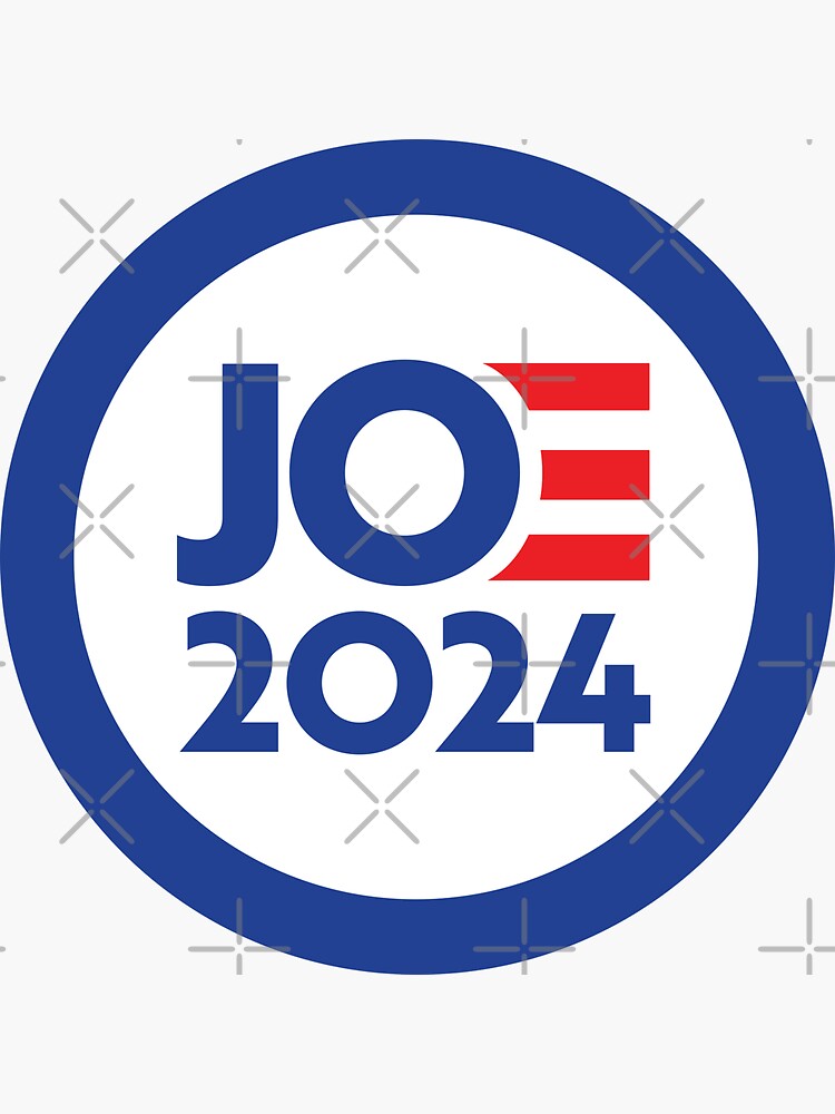 "JOE 2024 Sticker" Sticker for Sale by popdesigner Redbubble