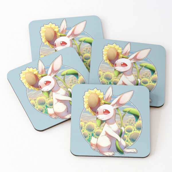 Item preview, White Bunny And Sunflower designed and sold by Teeterglance.