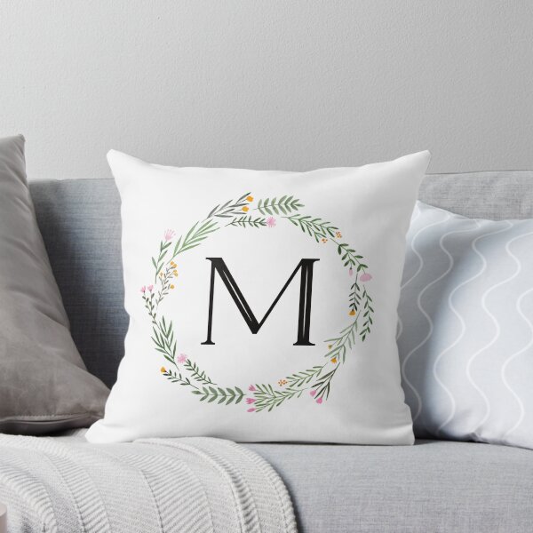 Aperçu de l'œuvre Monogramme floral lettre M créée et vendue par JustSeasons.