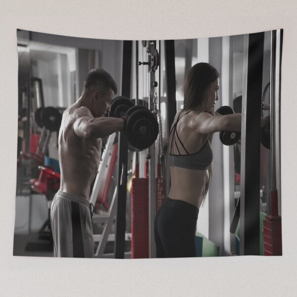 Item preview, Fit Couple Gym Workout designed and sold by 108dragons.