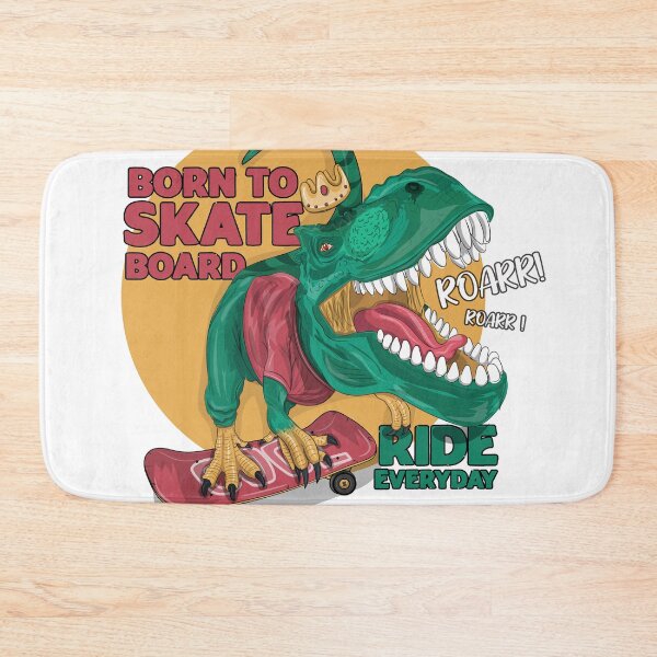Item preview, Born To Skateboard RIDE EVERYDAY T-Rex  designed and sold by DigitalArts24.