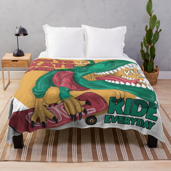 Item preview, Born To Skateboard RIDE EVERYDAY T-Rex  designed and sold by DigitalArts24.