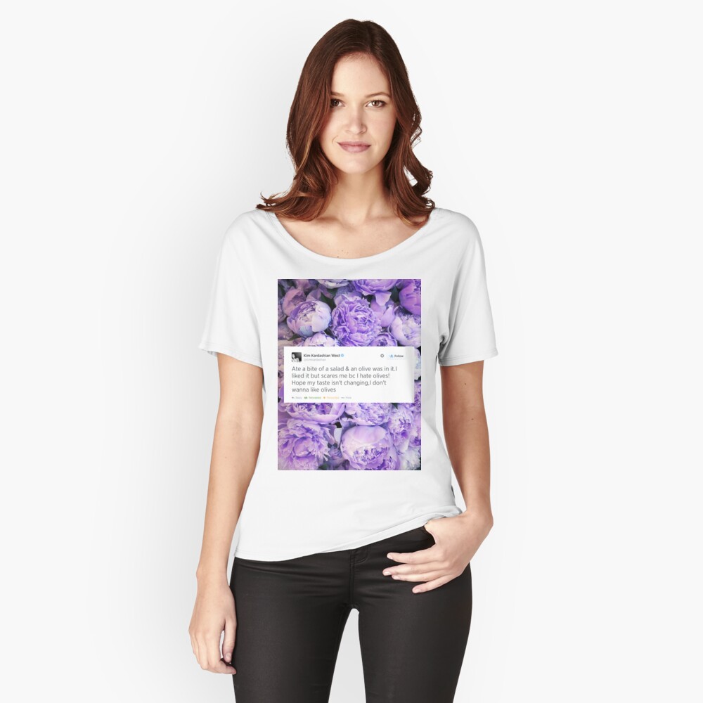 I DON'T WANNA LIKE OLIVES Relaxed Fit T-Shirt
