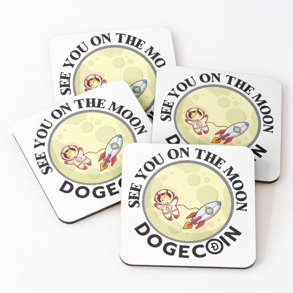 Item preview, See You On The Moon , Dogecoin , Crypto , DOGE Cryptocurrency designed and sold by Golfpanu2020.