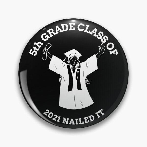 Item preview, Students Graduation 5th Grade Class of 2021 Nailed It designed and sold by ZimbomDesigner.