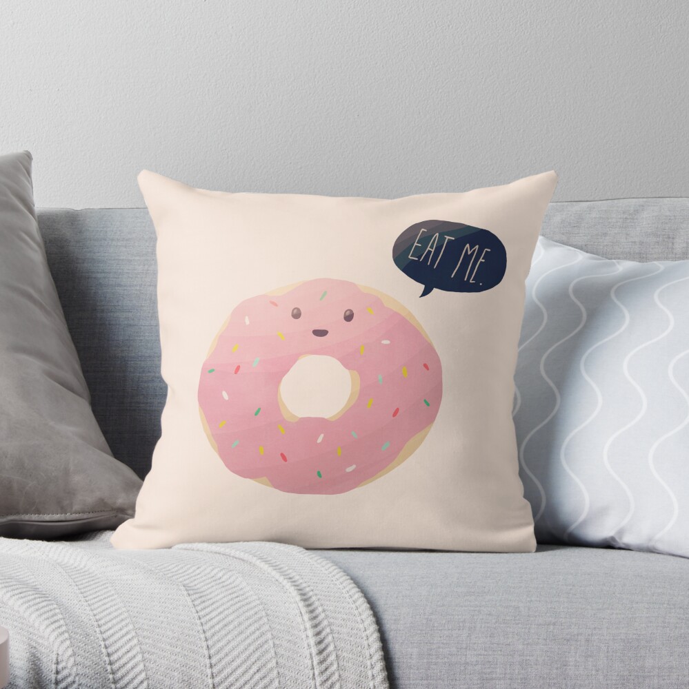 Eat Me Throw Pillow