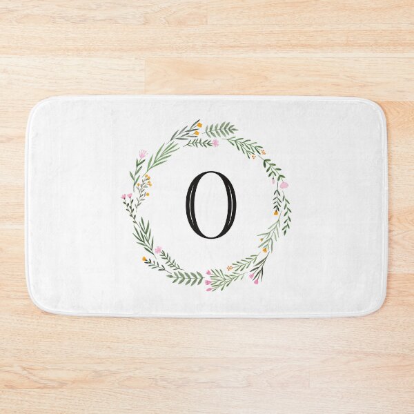 Item preview, Floral letter O monogram designed and sold by JustSeasons.
