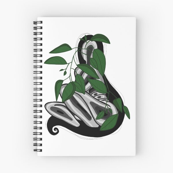 Item preview, woman behind leaves designed and sold by Alexa Morrison.