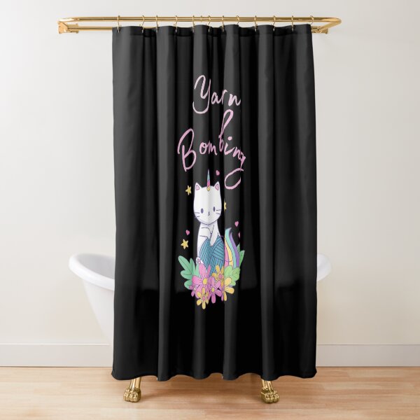 Item preview, Yarn Bombing : funny yarn lover gift, Unicorn Cat lover present designed and sold by Miaberzo.