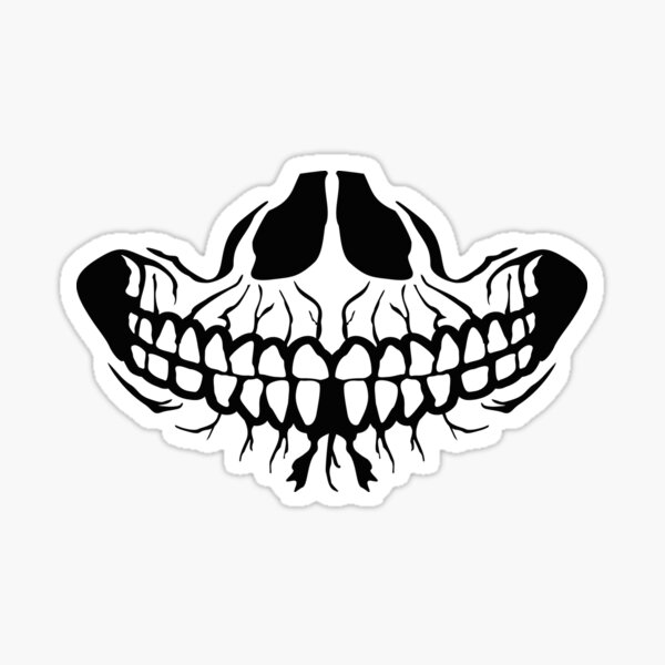 Him - Creepy Face Merch (HD) | Sticker