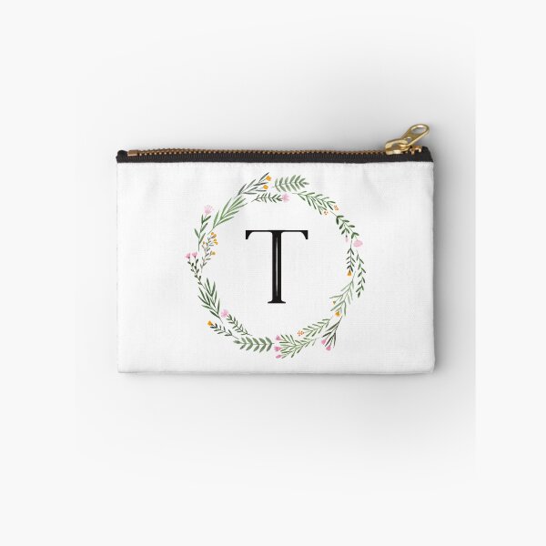 Item preview, Floral monogram letter T designed and sold by JustSeasons.