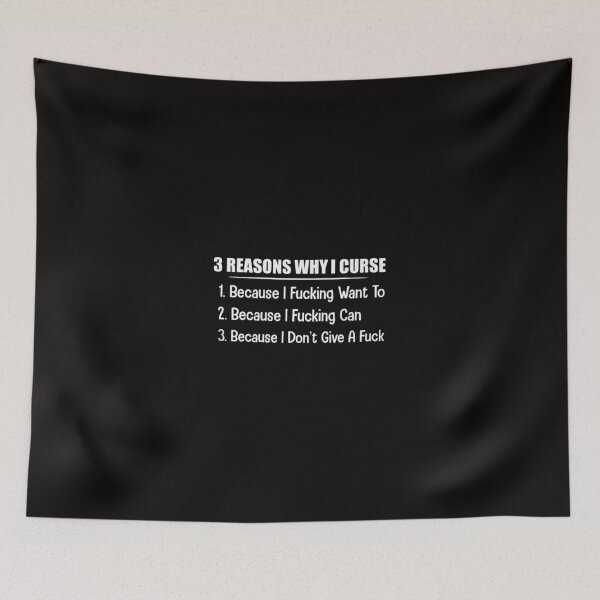Item preview, 3 Reasons Why I Curse  designed and sold by diepvien84usa.
