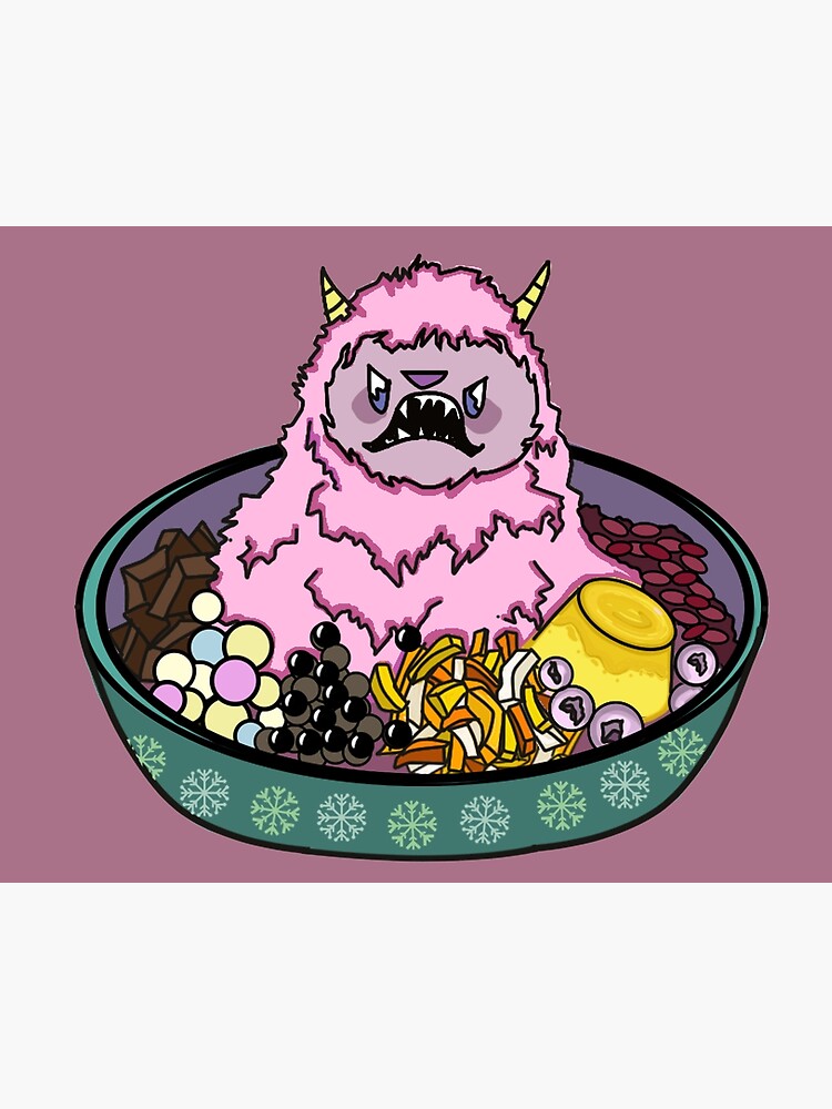 Yeti Art Print by Monster Tea Party