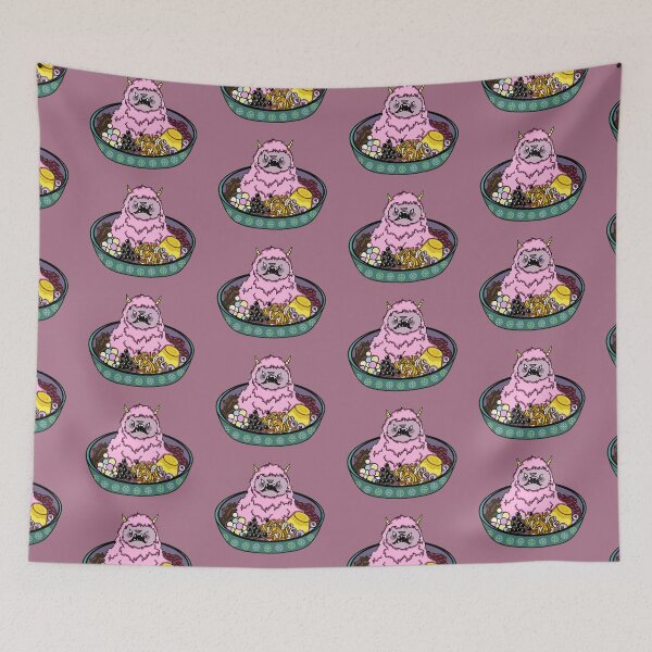 Item preview, PINK SHAVE ICE YETI MONSTER designed and sold by Ruby Mendiola.