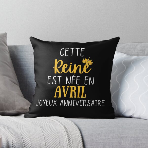 Cojines Y Almohadas Joyeux Anniversaire Redbubble