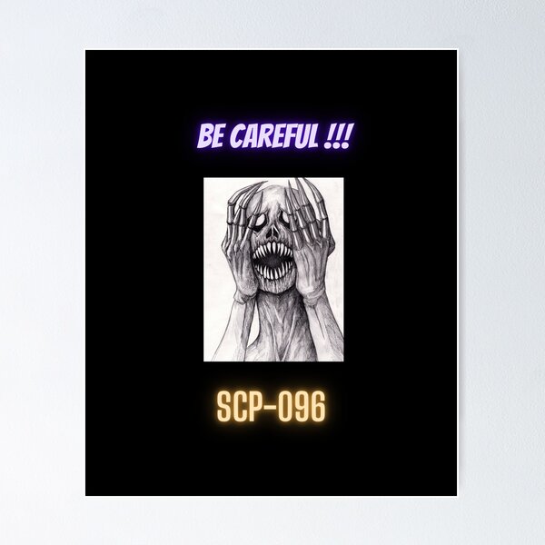 ParaBooks Scary Creepy Paranormal SCP Foundation Posters for Room - The Shy  Guy (SCP-096)